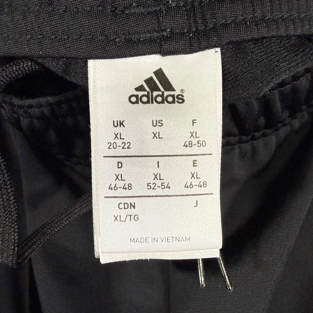 Adidas Track Pants Mens XL Black Pink 3-Stripe Athletic M67620 Joggers
